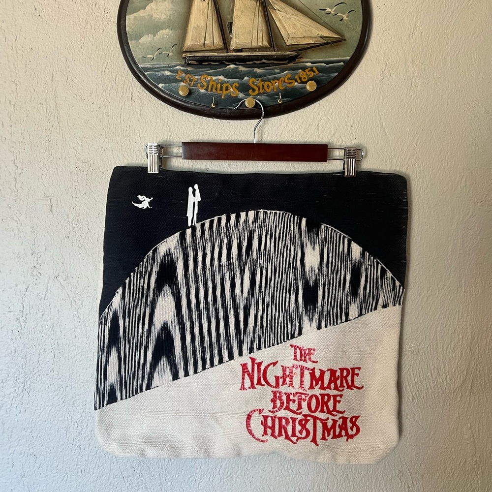 West Elm Halloween The Nightmare Before Christmas Pillow Cover